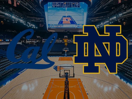 California Golden Bears at Notre Dame Fighting Irish Basketball